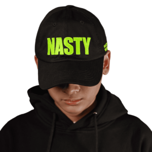 NASTY Black Cap with model