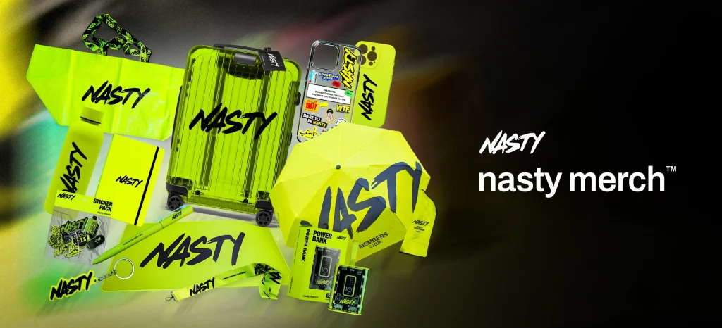 Nasty Merch web banner